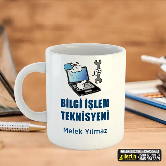 BİLGİ İŞLEM TEKNİSYENİ KUPA BARDAK