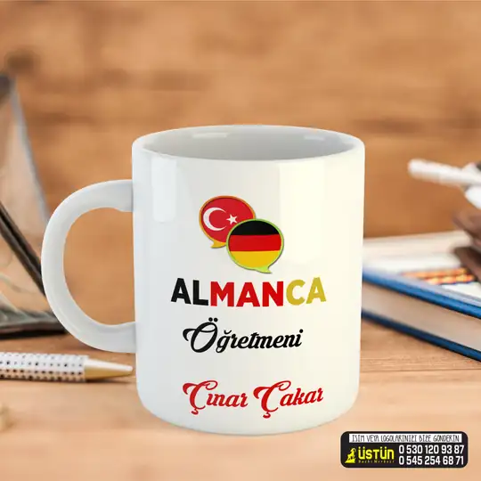 ALMANCA ÖĞRETMEN KUPA BARDAK