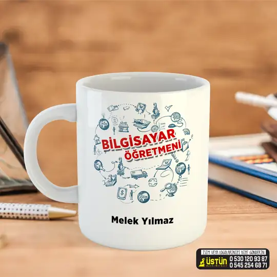 BİLGİSAYAR ÖĞRETMENİ KUPA BARDAK